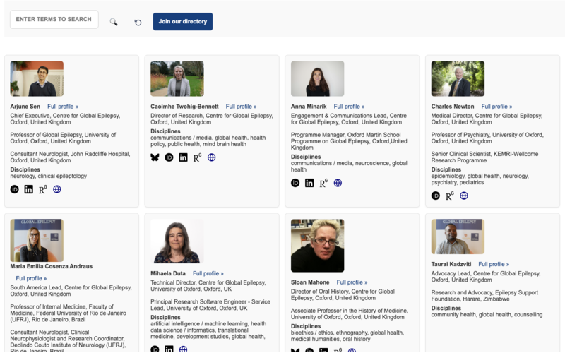 Researcher Directory